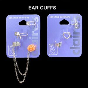 Claire's Ear Cuffs, Ear Wrap Jewelry – 6 Pieces